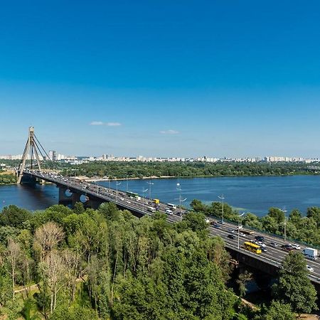 Apartments With Crazy Panoramic View Of The Dniepr Kiew Exterior foto