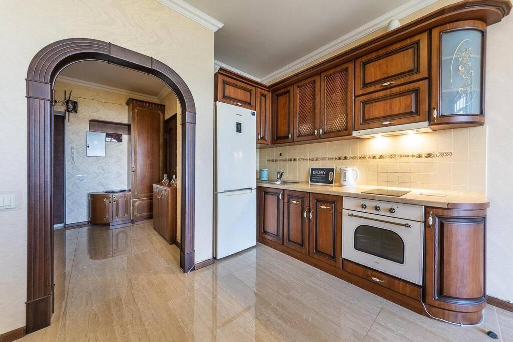 Apartments With Crazy Panoramic View Of The Dniepr Kiew Exterior foto