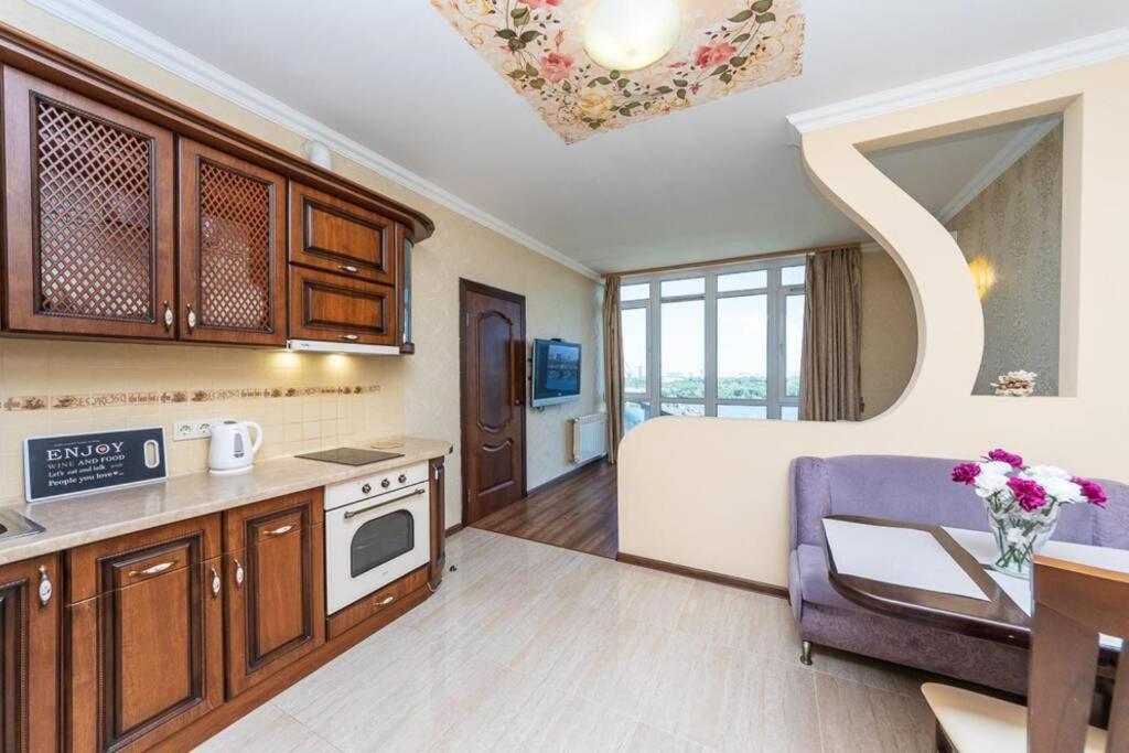 Apartments With Crazy Panoramic View Of The Dniepr Kiew Exterior foto
